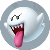 super mario game character Boo