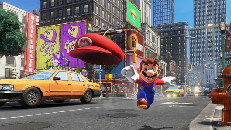 Mario running Desktop Wallpaper